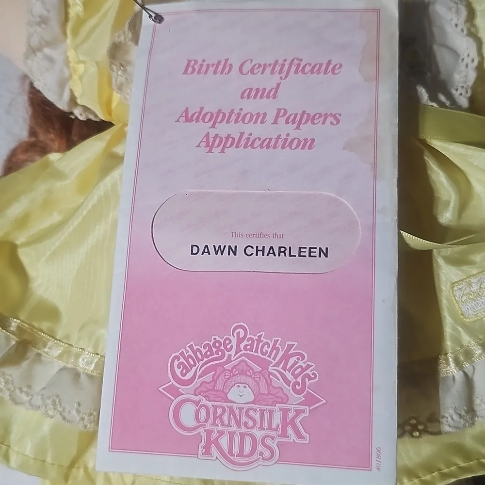 Cabbage Patch Doll with Birth Certificate and Adoption Records - Picture 9 of 12